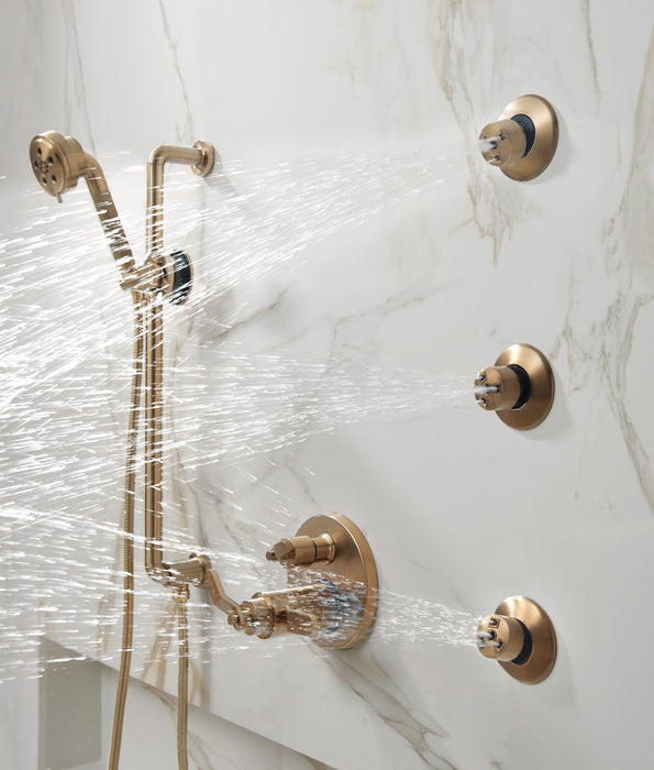 Brizo Litze 88735 Slide Bar Handshower with H20Kinetic Technology