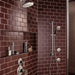 Brizo Essential Shower 88761 H2Okinetic Multi-function Slide Bar Handshower, luxe nickel matte black - view 2