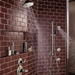 Brizo Essential Shower 88761 H2Okinetic Multi-function Slide Bar Handshower, luxe nickel matte black - view 5