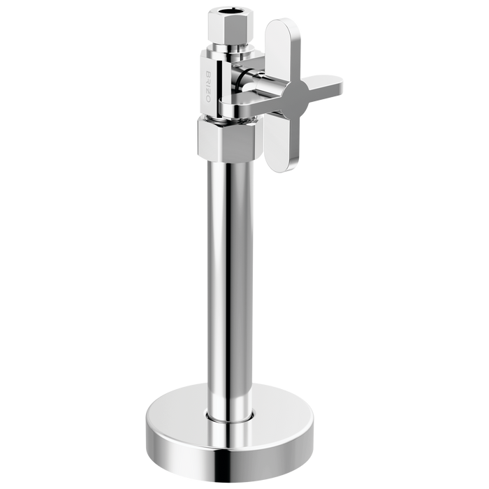 Brizo Odin BT021204 Straight Supply Stop Valve with Cross Handle