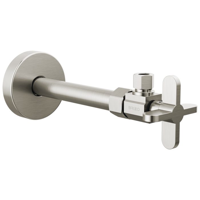 Brizo Odin BT022204 Angled Supply Stop Valve with Cross Handle