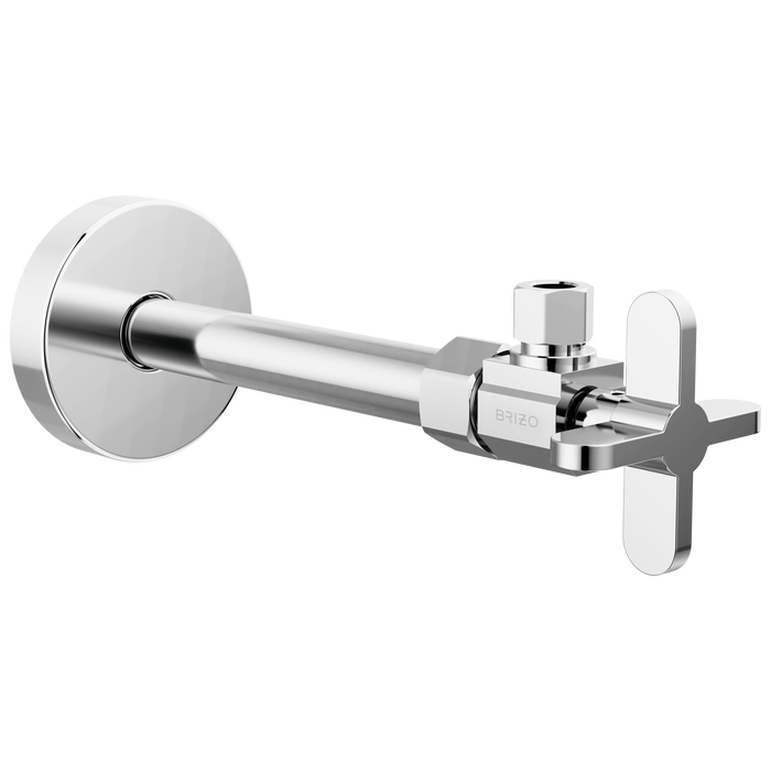 Brizo Odin BT022204 Angled Supply Stop Valve with Cross Handle