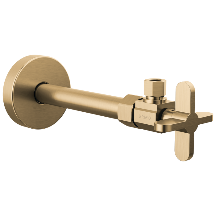 Brizo Odin BT022204 Angled Supply Stop Valve with Cross Handle