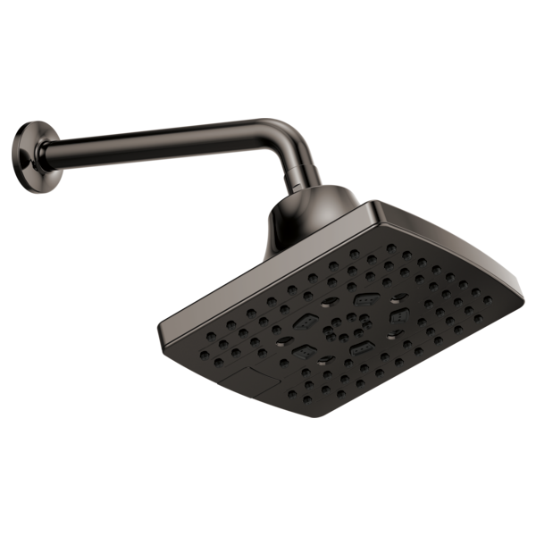Brizo Essential Shower 87406 7” Linear Square H2Okinetic Multi-Function Wall Mount Shower Head - 2.5 GPM