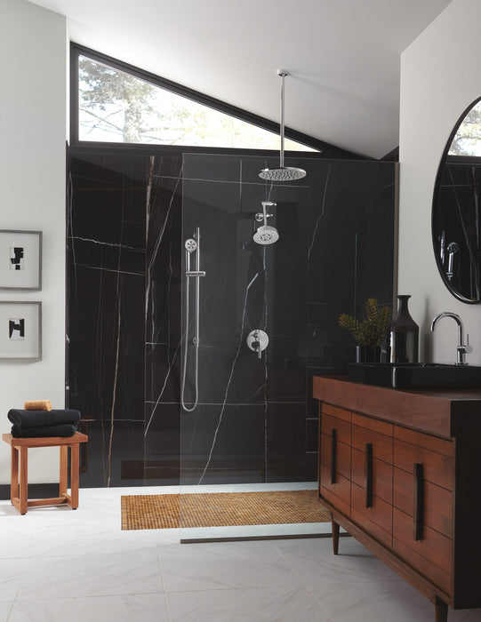Brizo Essential Shower 74792 Linear Round Slide Bar With Hose