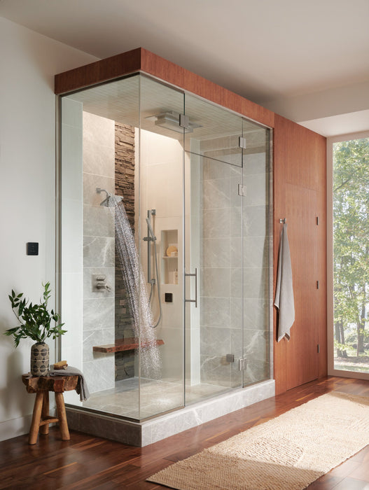 Brizo Essential Shower 74799 Linear Square Slide Bar With Hose