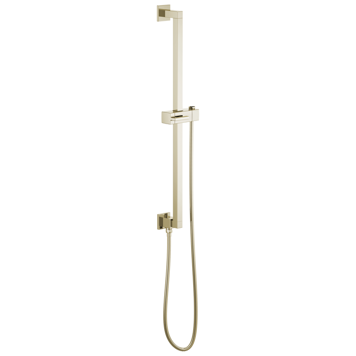 Brizo Essential Shower 74799 Linear Square Slide Bar With Hose