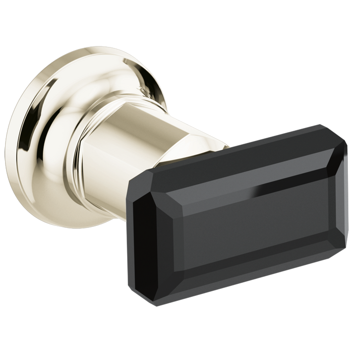 Brizo Invari HK70476 Two-Handle Wall Mount Tub Filler Black Crystal Knob Handle Kit