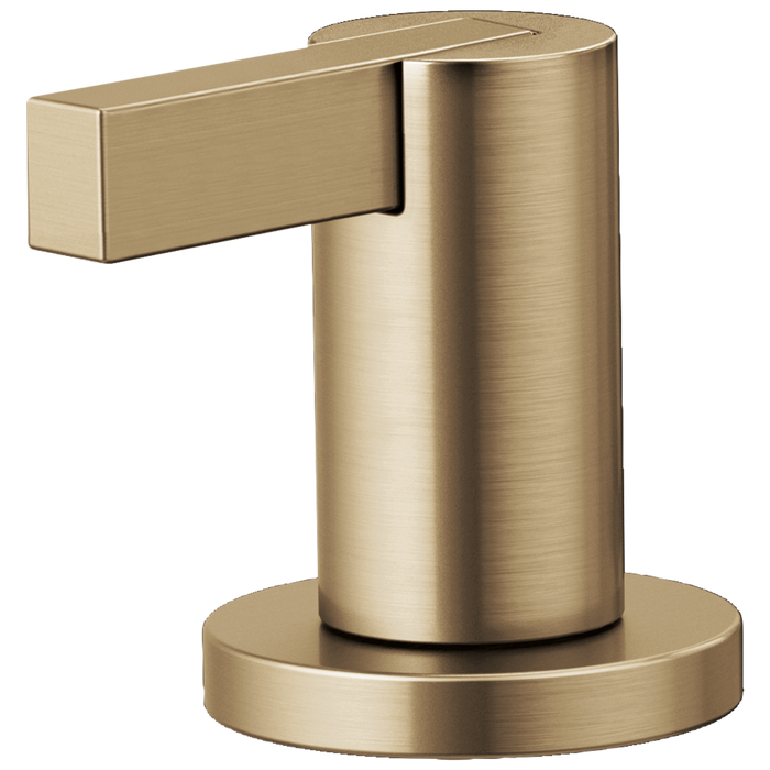 Brizo Litze: Widespread Handle Kit - Extended Lever, luxe gold