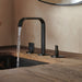 Brizo Allaria HL5367 Widespread Lavatory Twist Lever Handle Kit, matte black - view 4