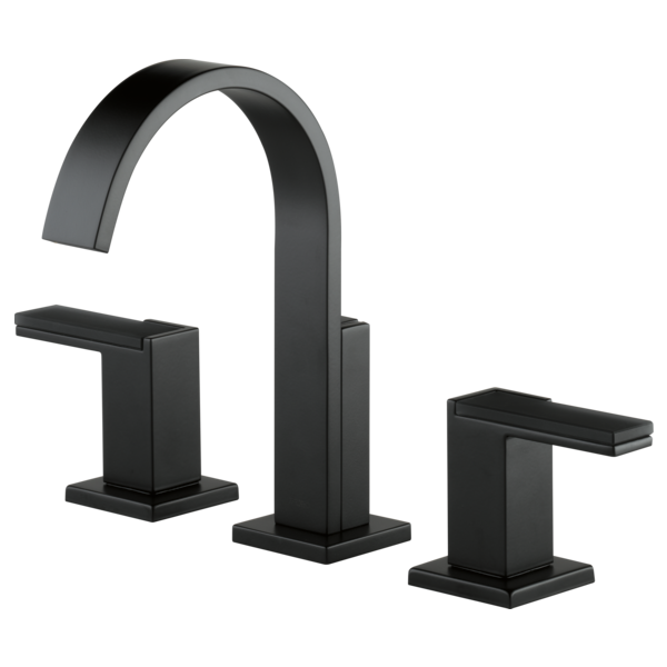 Brizo Siderna HL5382 Widespread Lavatory and Bidet Solar Gray Glass Lever Handle Kit