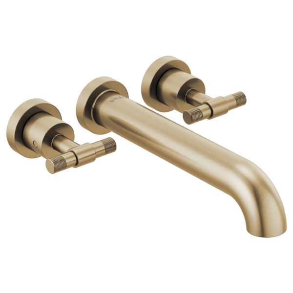 Brizo Litze HL70433 Two-Handle Wall Mount Tub Filler T-Lever Handle Kit