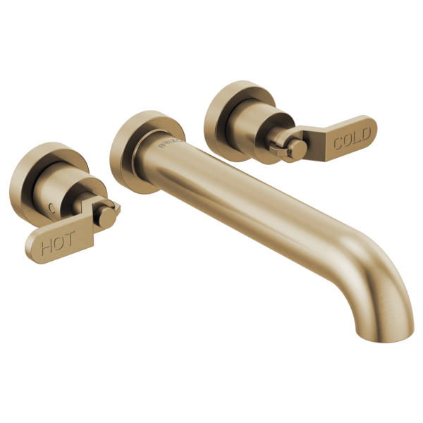 Brizo Litze HL70434 Two-Handle Wall Mount Tub Filler Industrial Lever Handle Kit