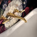Brizo Invari HL70476 Two-Handle Wall Mount Tub Filler Lever Handle Kit, polished gold - view 3