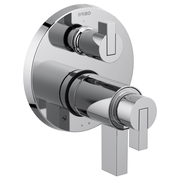 Brizo Litze HL7532 TempAssure Thermostatic Valve With Integrated Diverter Lever Handle Kit