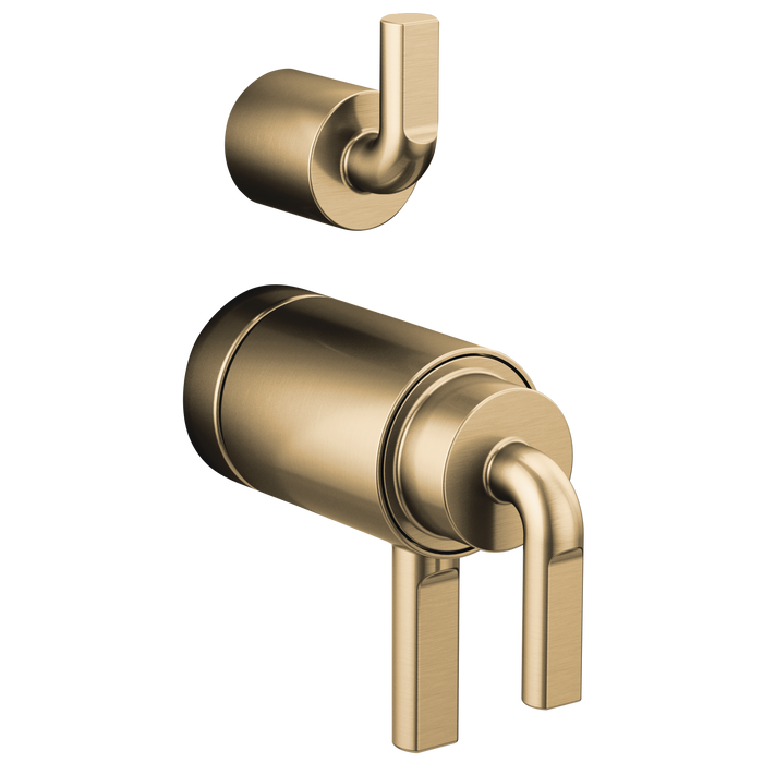 Brizo Litze HL7539 TempAssure Thermostatic Valve with Integrated Diverter Notch Lever Handle Kit