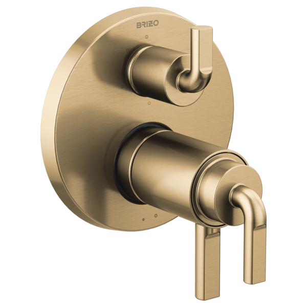 Brizo Litze HL7539 TempAssure Thermostatic Valve with Integrated Diverter Notch Lever Handle Kit