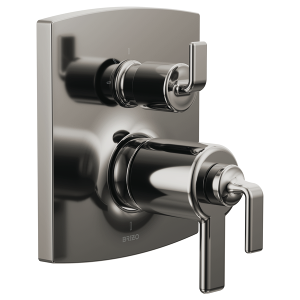 Brizo Allaria HL7567 TempAssure Thermostatic Valve Trim with Integrated Diverter Trim Twist Lever Handle Kit