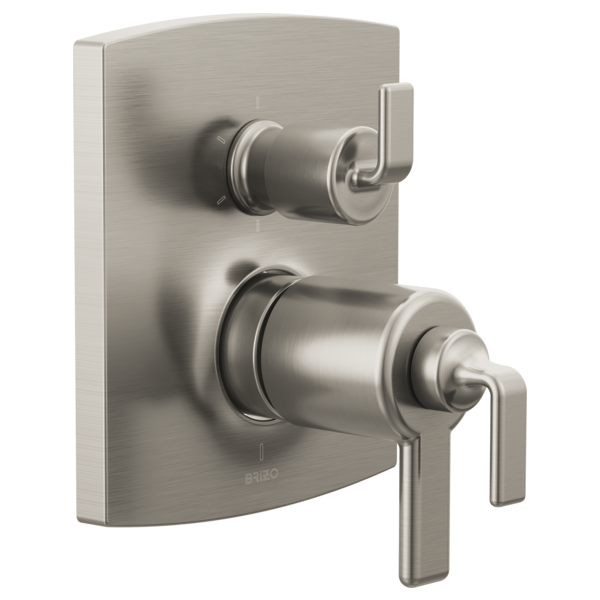Brizo Allaria HL7567 TempAssure Thermostatic Valve Trim with Integrated Diverter Trim Twist Lever Handle Kit