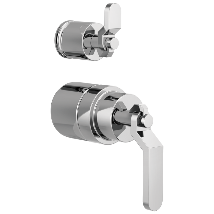 Brizo Litze HL75P34 Pressure Balance Valve with Integrated Diverter Trim Industrial Lever Handle Kit