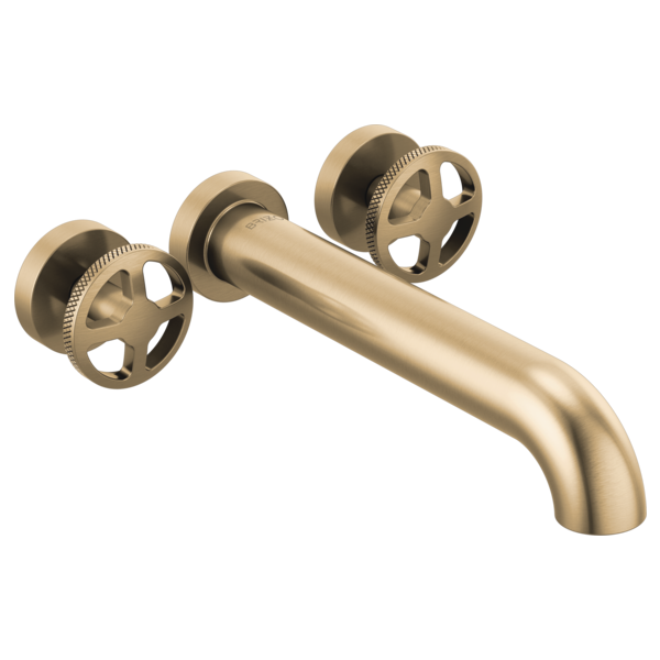 Brizo Litze HW70432 Two-Handle Wall Mount Tub Filler Wheel Handle Kit