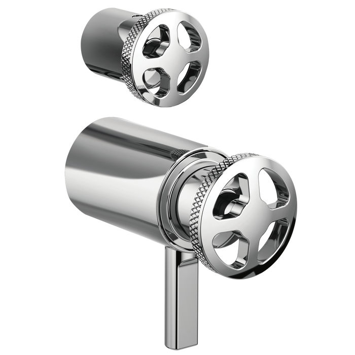 Brizo Litze HW7532 TempAssure Thermostatic Valve with Integrated Diverter Wheel Handle Kit
