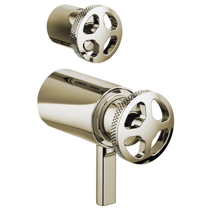Brizo Litze HW7532 TempAssure Thermostatic Valve with Integrated Diverter Wheel Handle Kit