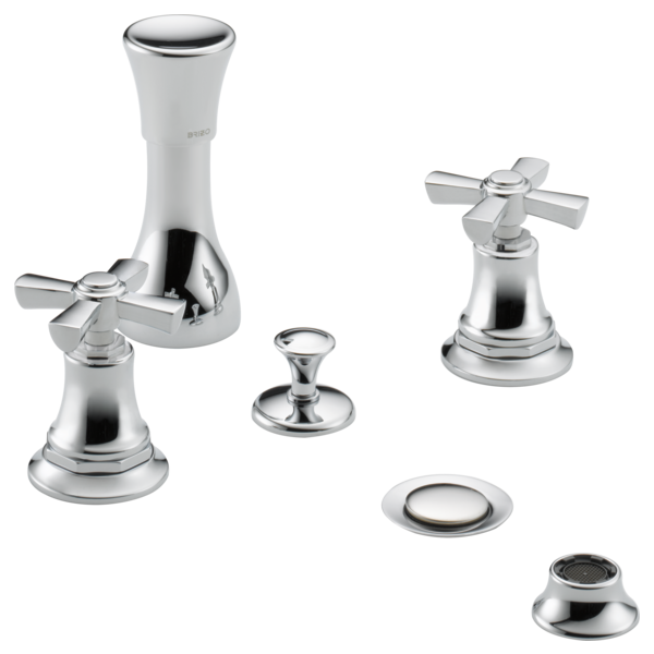 Brizo Rook HX5361 Widespread Lavatory and Bidet Cross Handle Kit