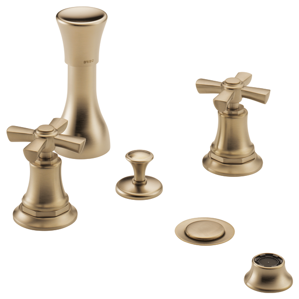 Brizo Rook HX5361 Widespread Lavatory and Bidet Cross Handle Kit