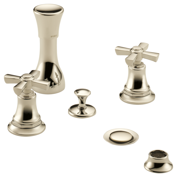 Brizo Rook HX5361 Widespread Lavatory and Bidet Cross Handle Kit