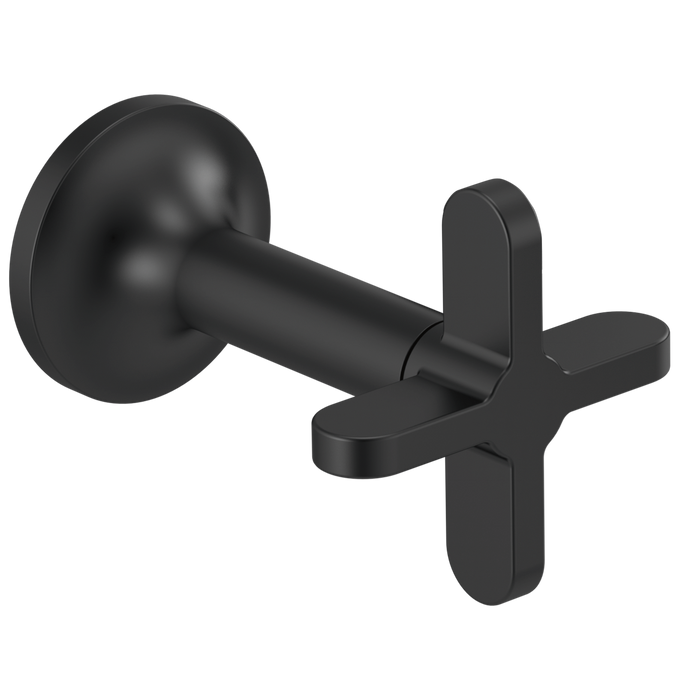 Brizo Jason Wu for Brizo HX5875 Wall Mount Lavatory Cross Handles, matte black 3