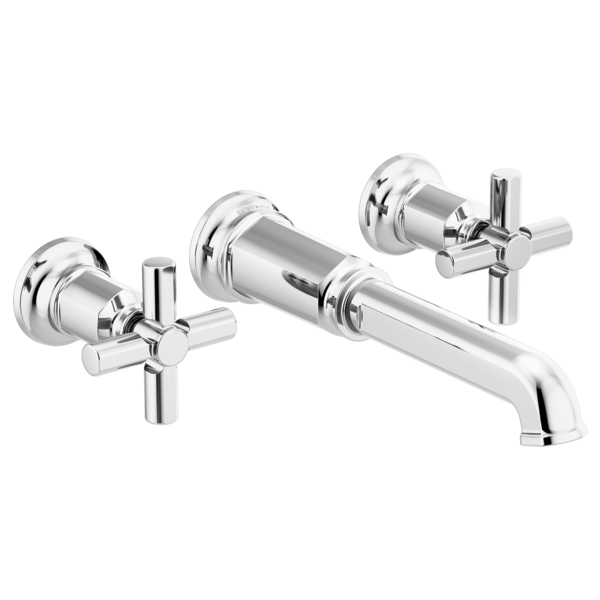 Brizo Invari HX70476 Two-Handle Wall Mount Tub Filler Cross Handle Kit