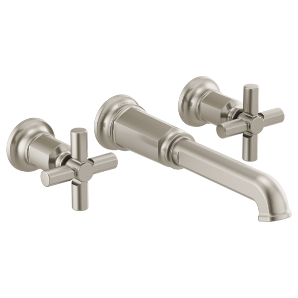 Brizo Invari HX70476 Two-Handle Wall Mount Tub Filler Cross Handle Kit
