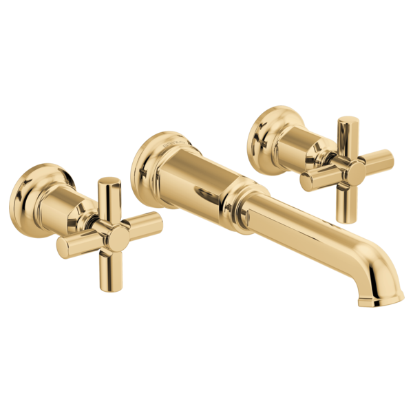 Brizo Invari HX70476 Two-Handle Wall Mount Tub Filler Cross Handle Kit