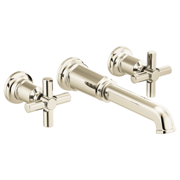 Brizo Invari HX70476 Two-Handle Wall Mount Tub Filler Cross Handle Kit