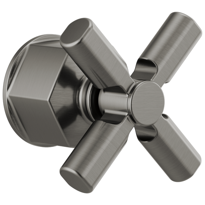 Brizo Invari HX7076 Single-Handle Floor Mount Tub Filler Cross Handle Kit