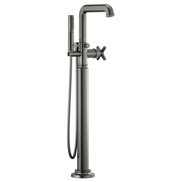 Brizo Invari HX7076 Single-Handle Floor Mount Tub Filler Cross Handle Kit