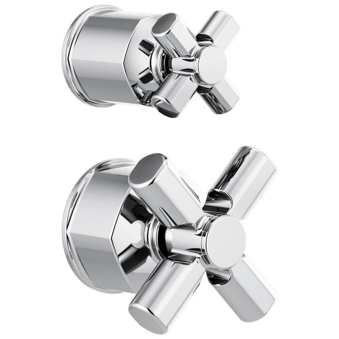 Brizo Invari HX75P76 Pressure Balance Valve with Integrated Diverter Trim Cross Handle Kit