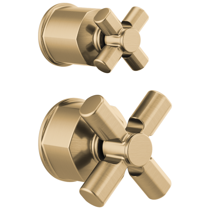 Brizo Invari HX75P76 Pressure Balance Valve with Integrated Diverter Trim Cross Handle Kit