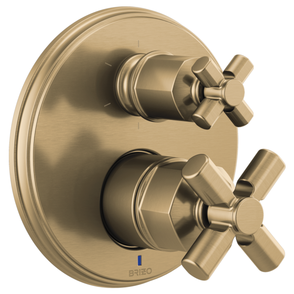 Brizo Invari HX75P76 Pressure Balance Valve with Integrated Diverter Trim Cross Handle Kit