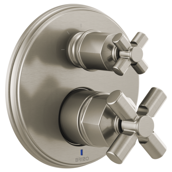 Brizo Invari HX75P76 Pressure Balance Valve with Integrated Diverter Trim Cross Handle Kit