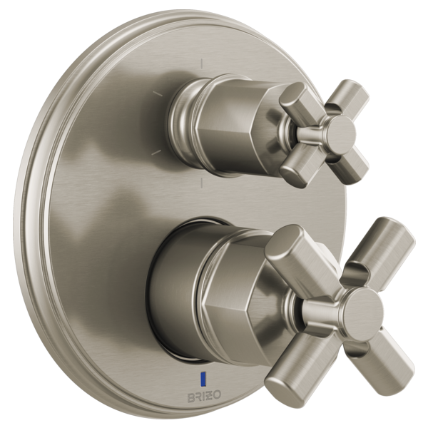 Brizo Invari HX75P76 Pressure Balance Valve with Integrated Diverter Trim Cross Handle Kit