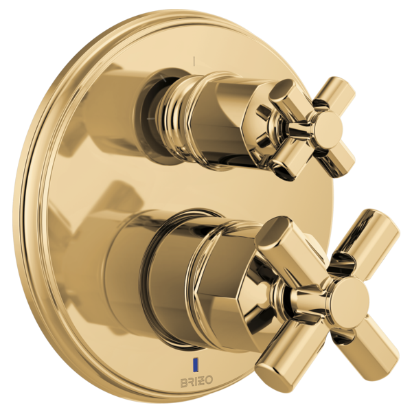 Brizo Invari HX75P76 Pressure Balance Valve with Integrated Diverter Trim Cross Handle Kit