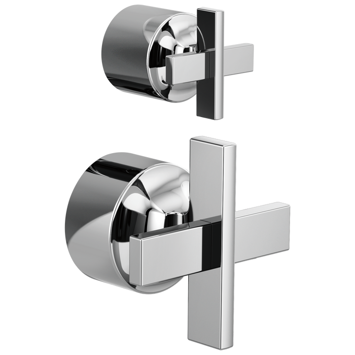Brizo Levoir HX75P98 Pressure Balance Valve with Integrated Diverter Trim Cross Handle Kit