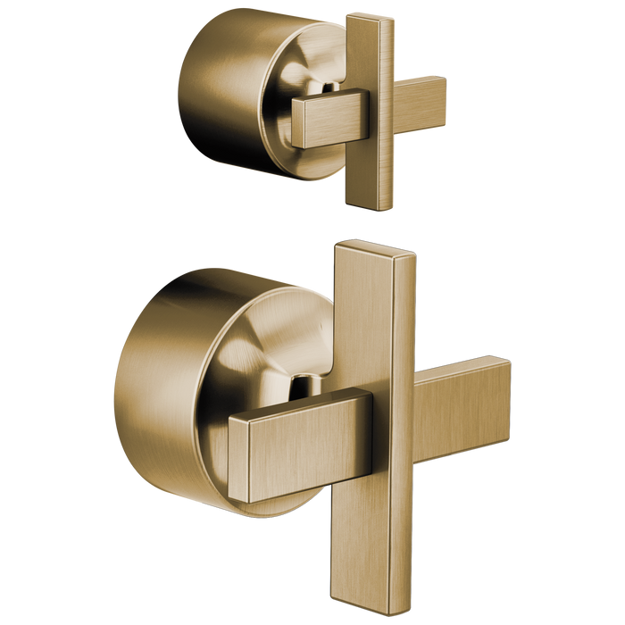 Brizo Levoir HX75P98 Pressure Balance Valve with Integrated Diverter Trim Cross Handle Kit
