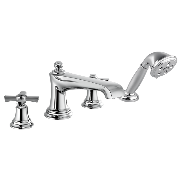Brizo Rook T67460 Roman Tub Faucet with Handshower - Less Handles