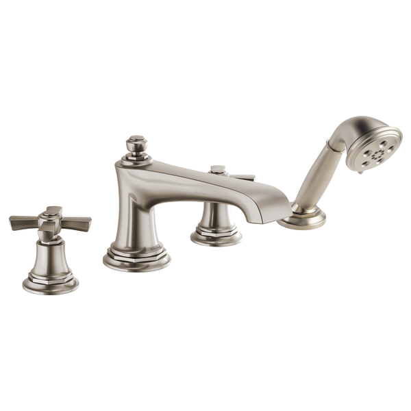 Brizo Rook T67460 Roman Tub Faucet with Handshower - Less Handles
