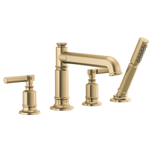 Brizo Invari T67476 Roman Tub Faucet With Handshower - Less Handles