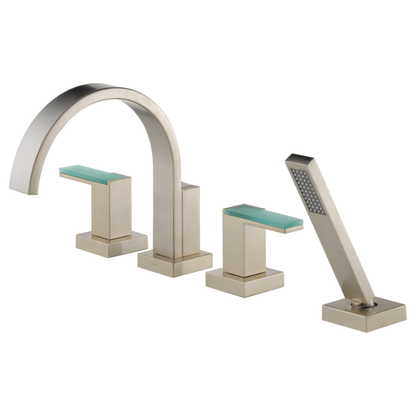 Brizo Siderna T67480 Roman Tub Faucet with Hand Shower - Less Handles