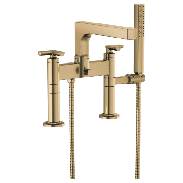 Brizo Kintsu T70307 Two-Handle Tub Filler Trim Kit With Cross Handles